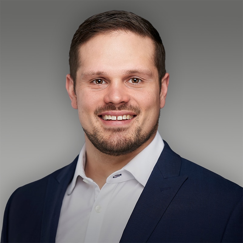 Headshot of Cain Ringstaff, PT, MBA Voyage Talent Solutions